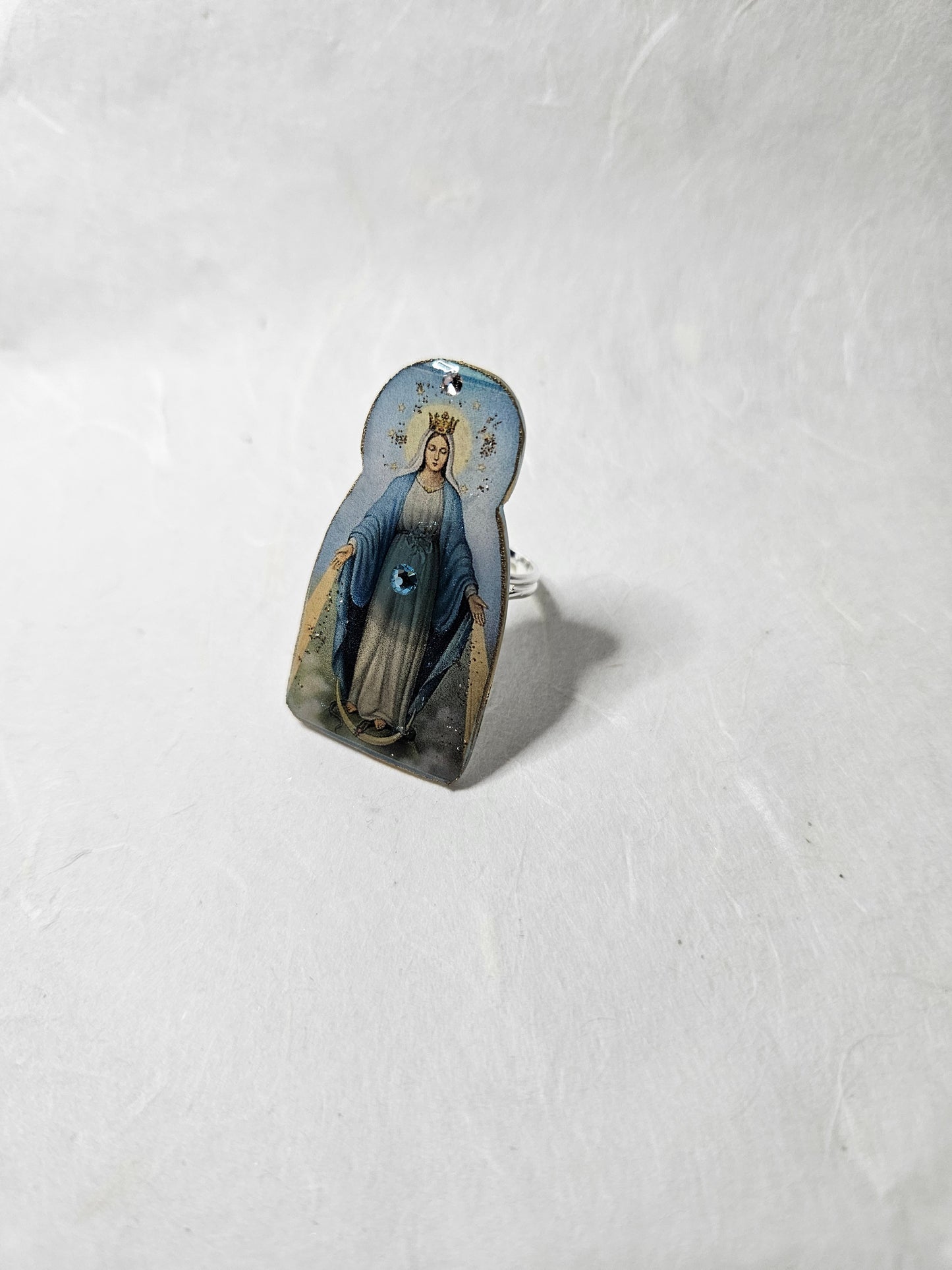 Blessed Mother Mary portal ring