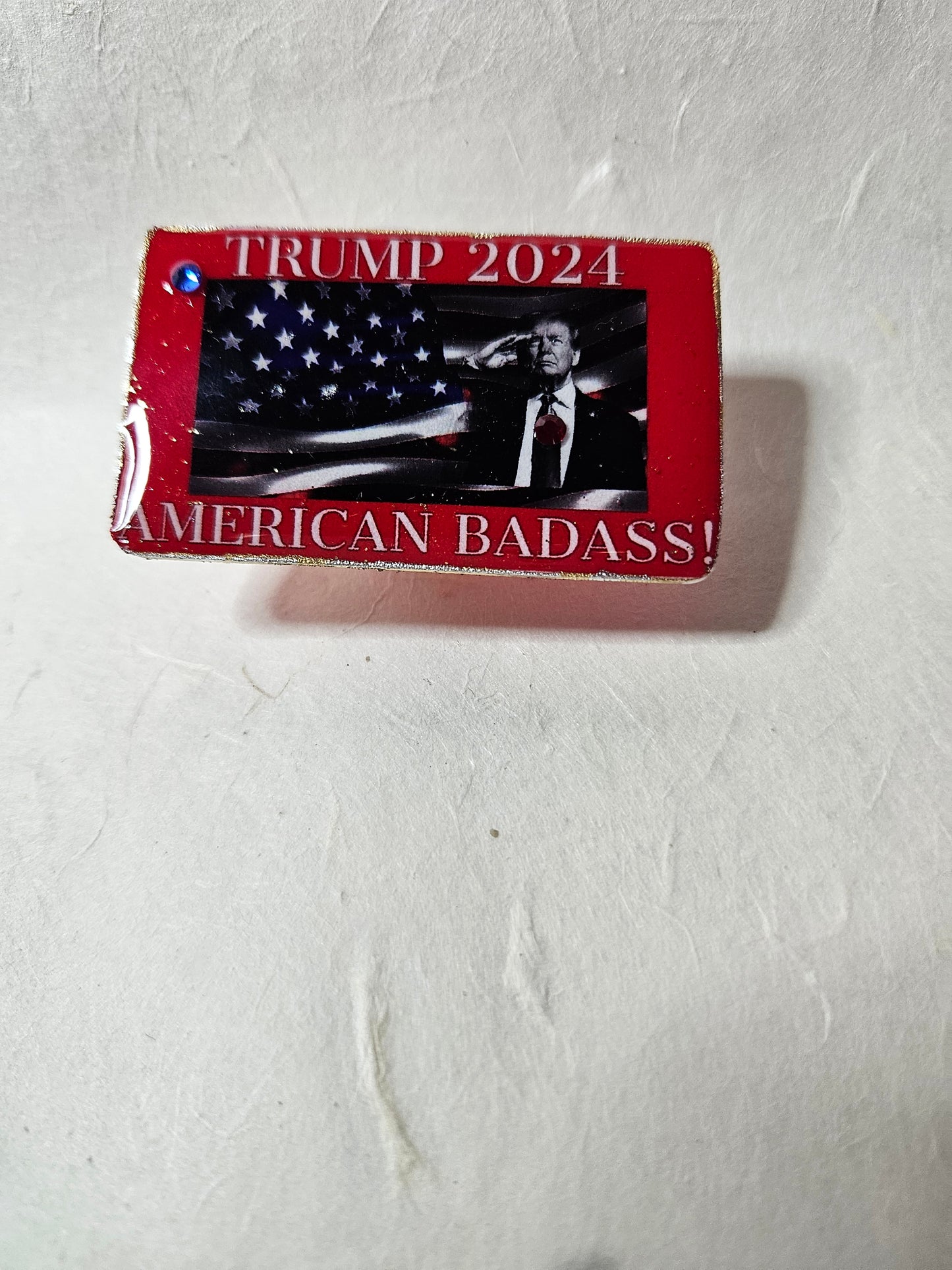 Trump 2024 American Badass Pin