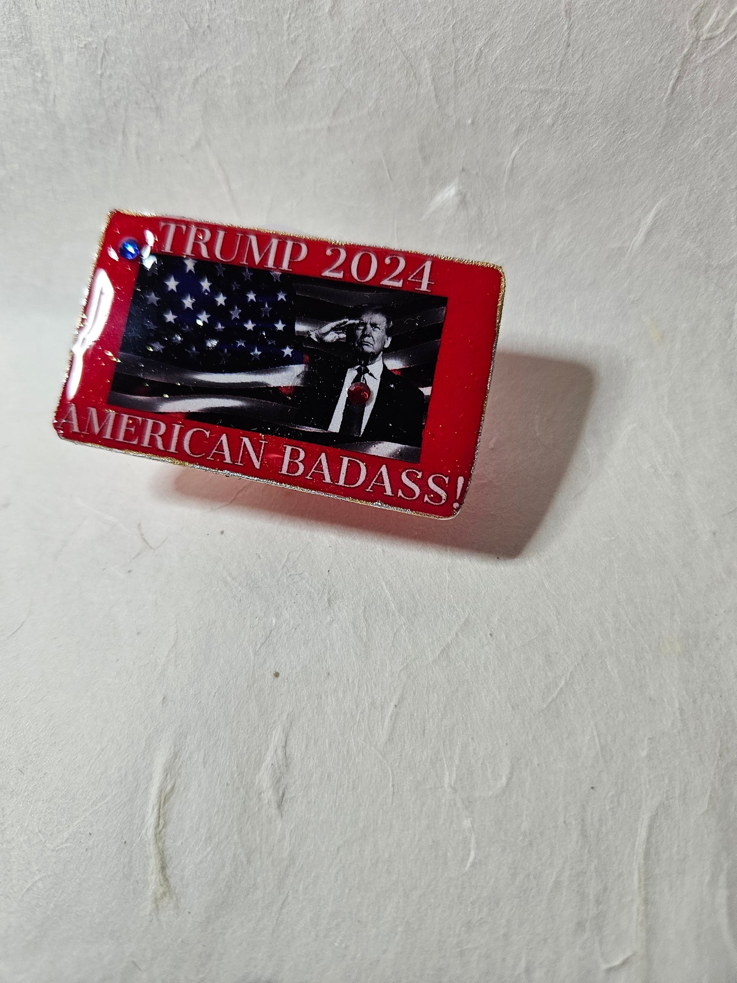 Trump 2024 American Badass Pin