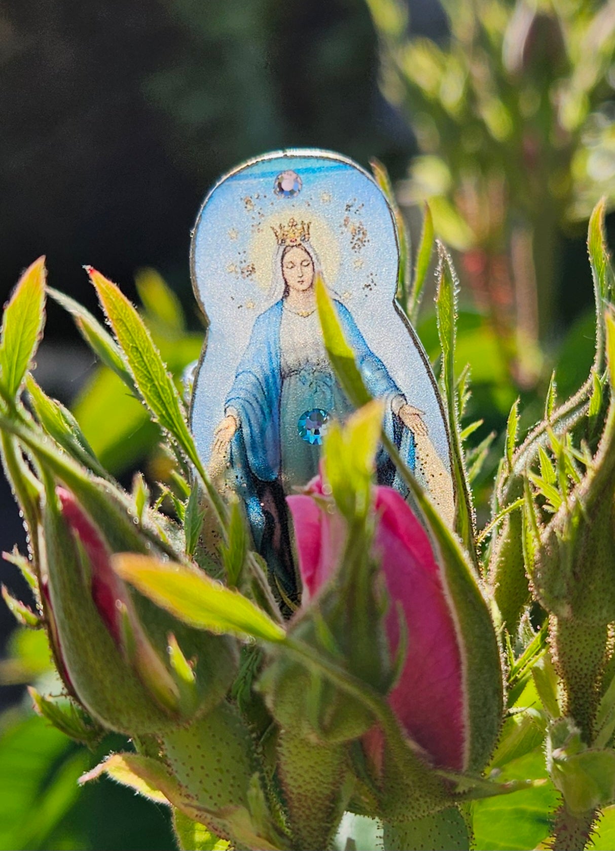 Blessed Mother Mary portal ring