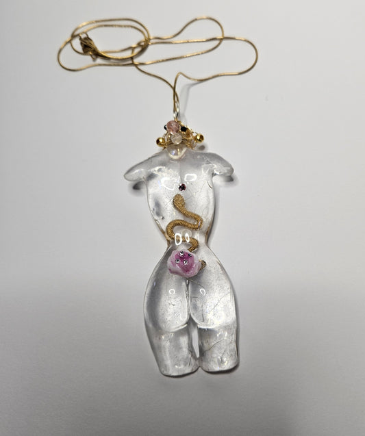 Divine feminine form pendant