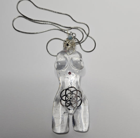 Divine feminine form pendant