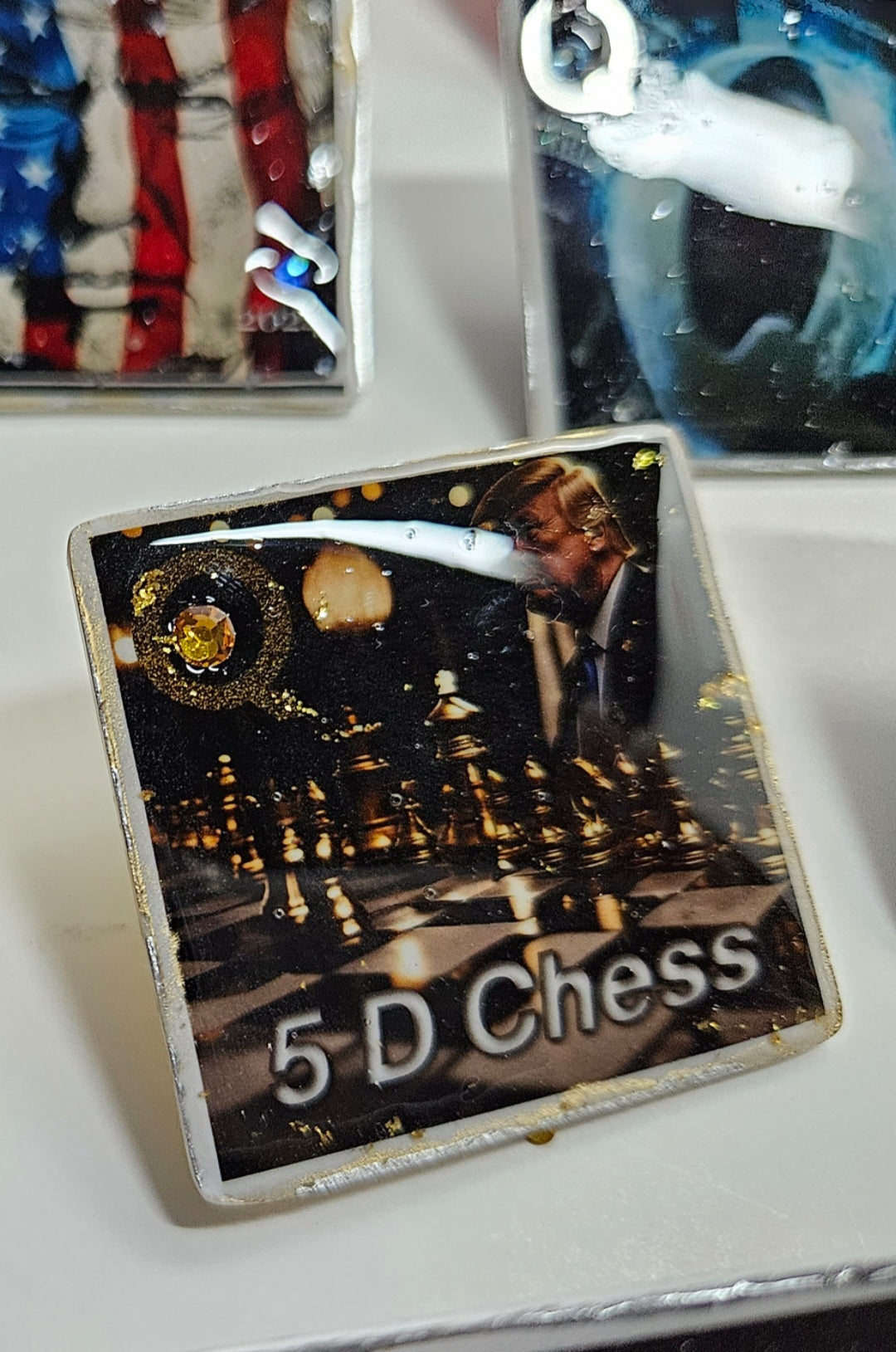 Donald Trump 5D chess pin